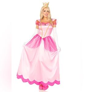 Classic Pink Princess Costume Halloween Womens Large 🩷 Leg Avenue